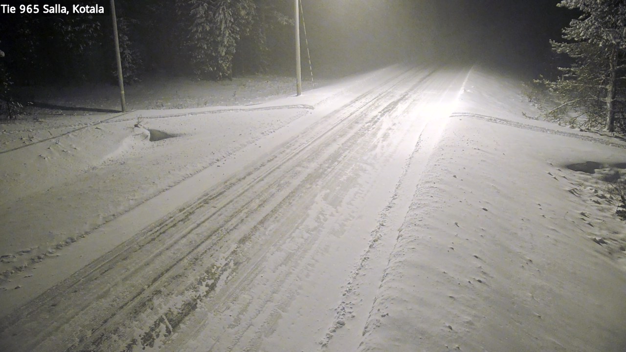 Weather Camera Image Väg 965 Salla, Kotala, Salla, Lappi