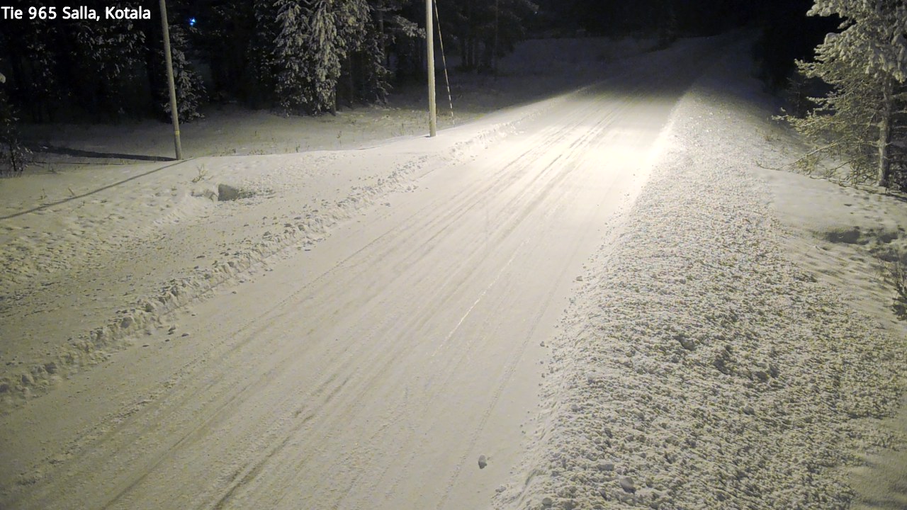 Weather Camera Image Väg 965 Salla, Kotala, Salla, Lappi