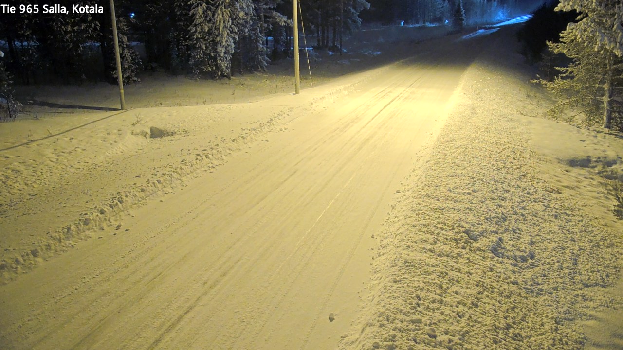 Weather Camera Image Väg 965 Salla, Kotala, Salla, Lappi