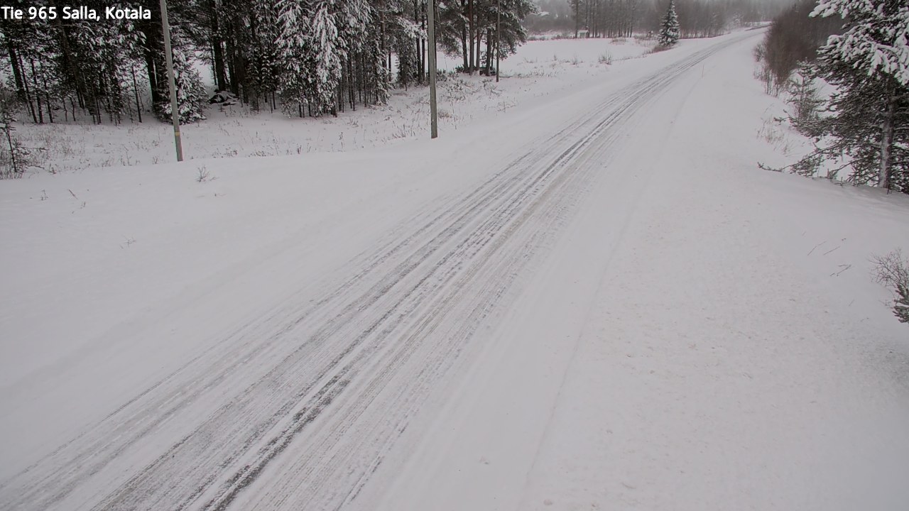 Weather Camera Image Väg 965 Salla, Kotala, Salla, Lappi