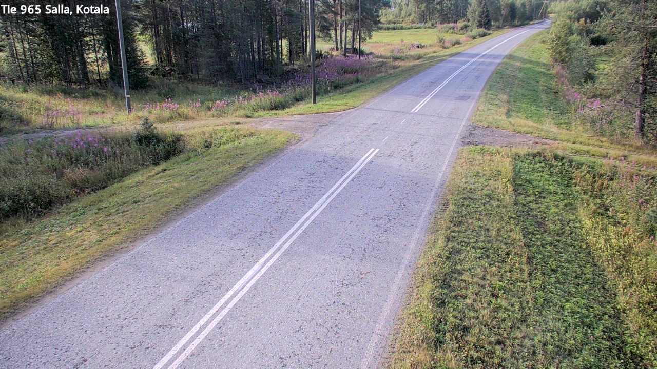 Weather Camera Image Väg 965 Salla, Kotala, Salla, Lappi