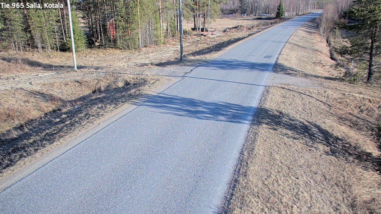Weather Camera Image Väg 965 Salla, Kotala, Salla, Lappi