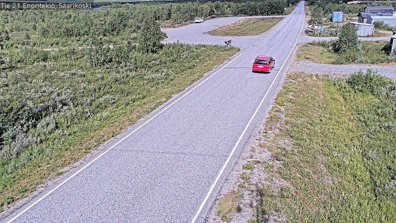 Weather Camera Image Road 21 Enontekiö, Saarikoski, Enontekiö, Lappi
