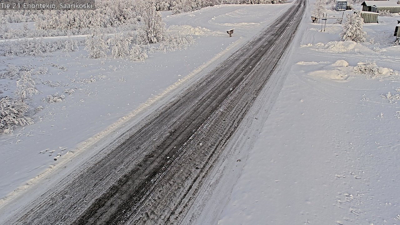Kelikamerat Kuva Tie 21 Enontekiö, Saarikoski, Enontekiö, Lappi
