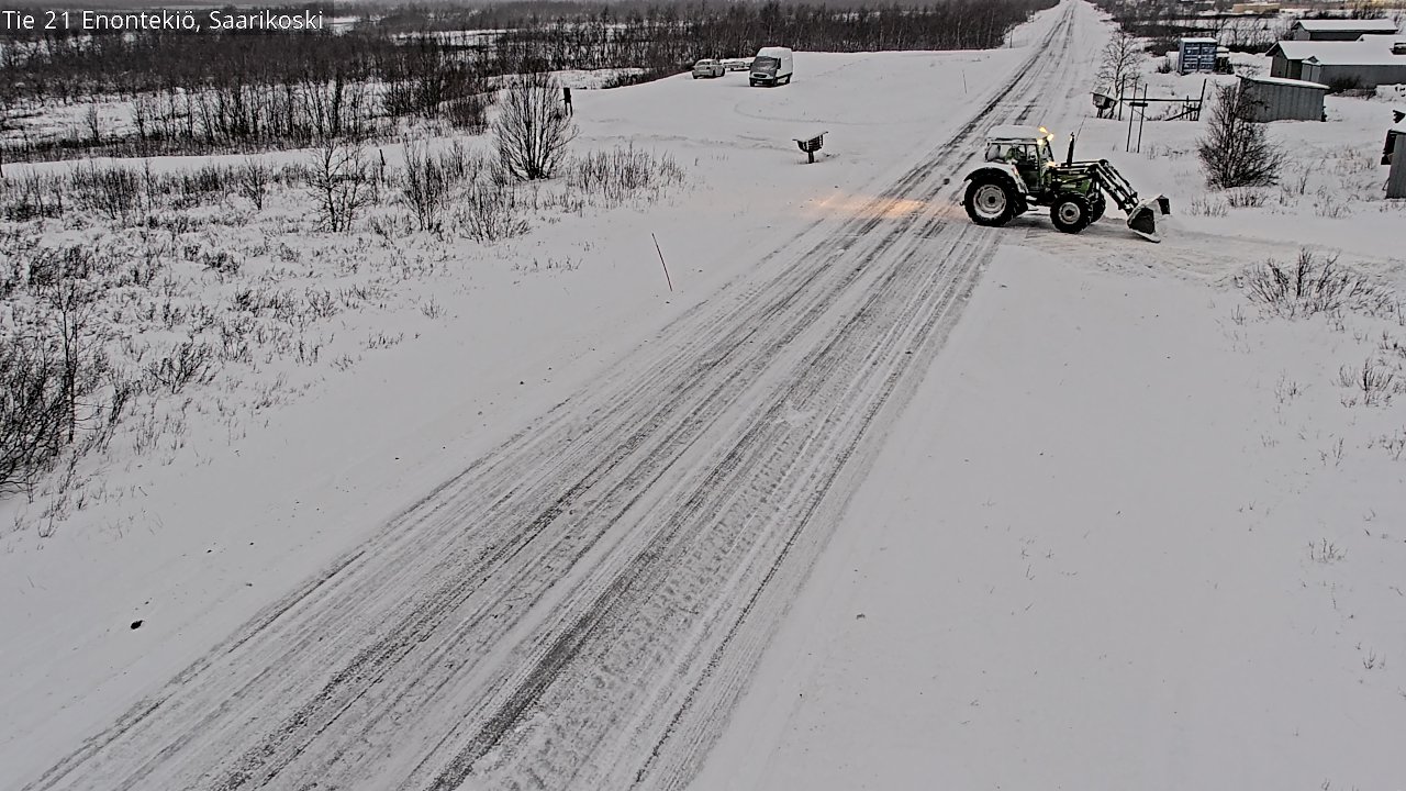 Kelikamerat Kuva Tie 21 Enontekiö, Saarikoski, Enontekiö, Lappi