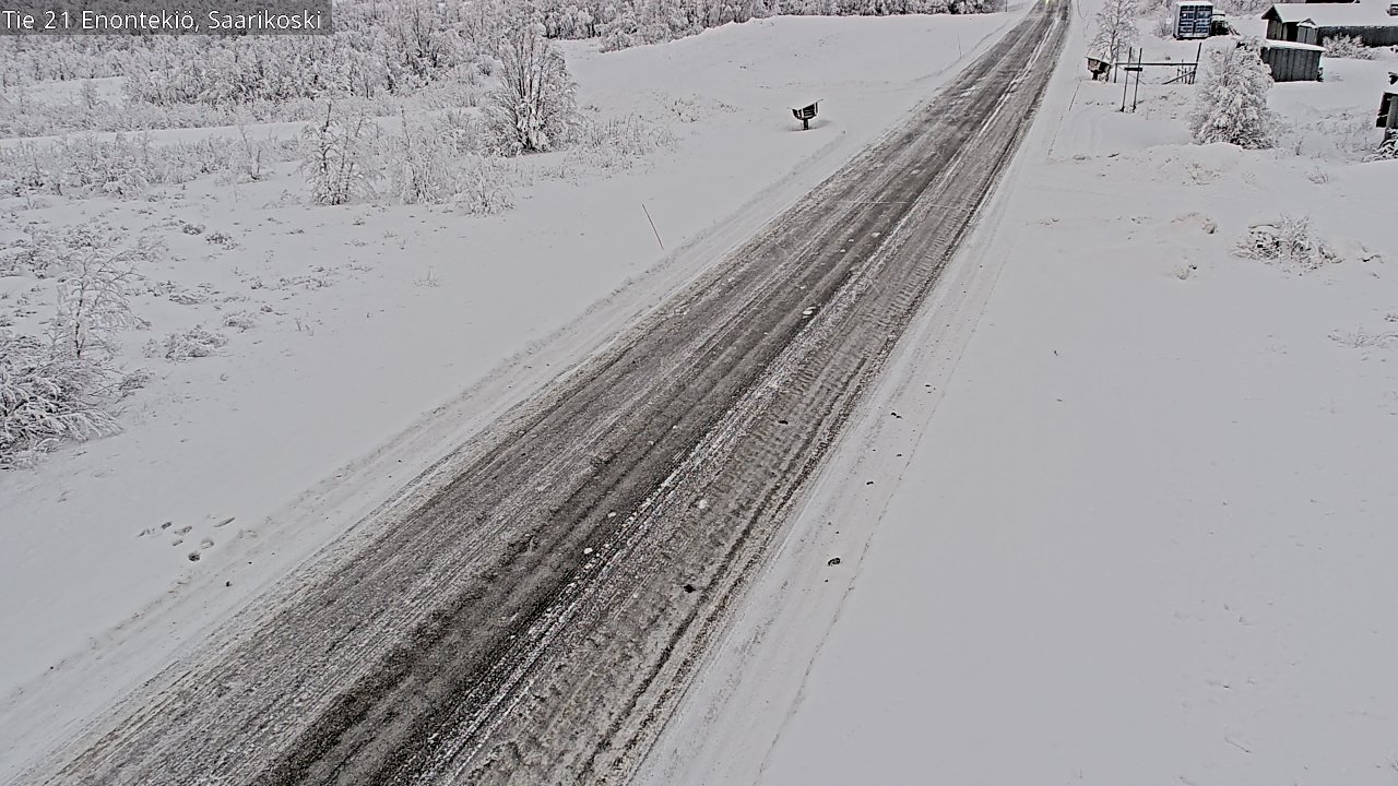 Kelikamerat Kuva Tie 21 Enontekiö, Saarikoski, Enontekiö, Lappi