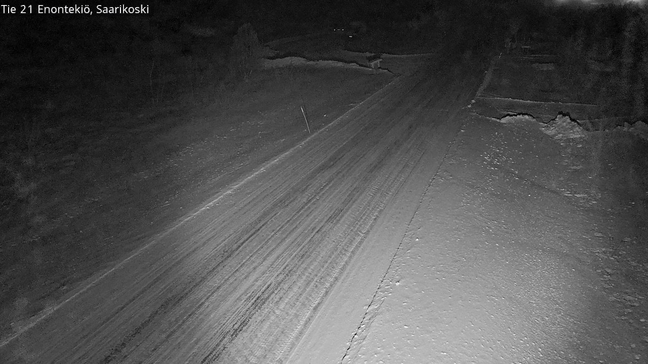 Weather Camera Image Väg 21 Enontekis, Saarikoski, Enontekiö, Lappi