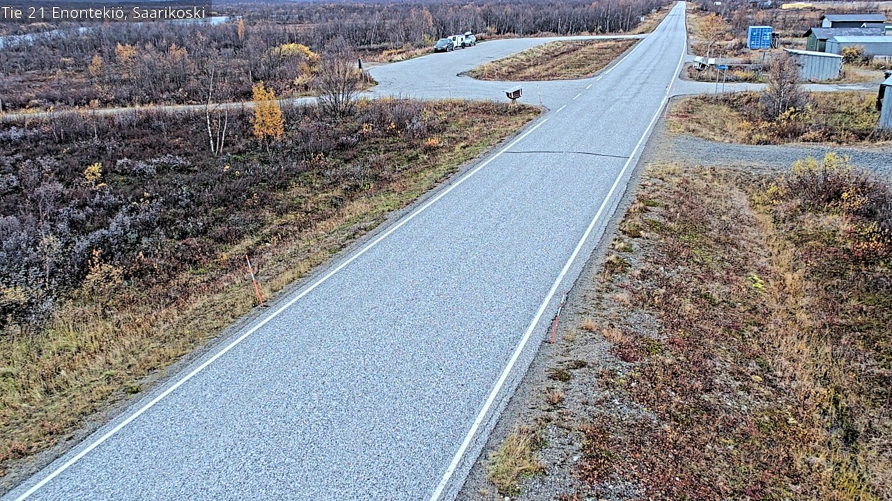 Weather Camera Image Road 21 Enontekiö, Saarikoski, Enontekiö, Lappi