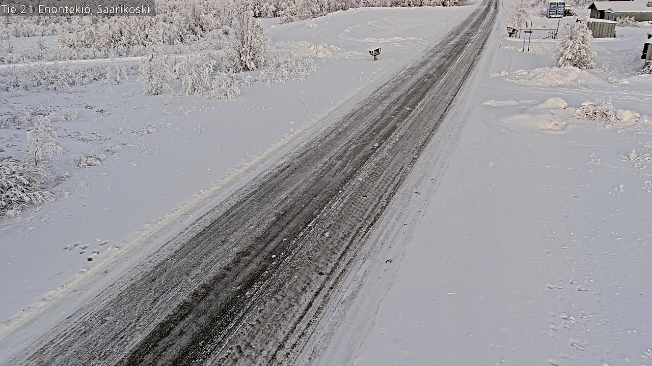 Kelikamerat Kuva Tie 21 Enontekiö, Saarikoski, Enontekiö, Lappi