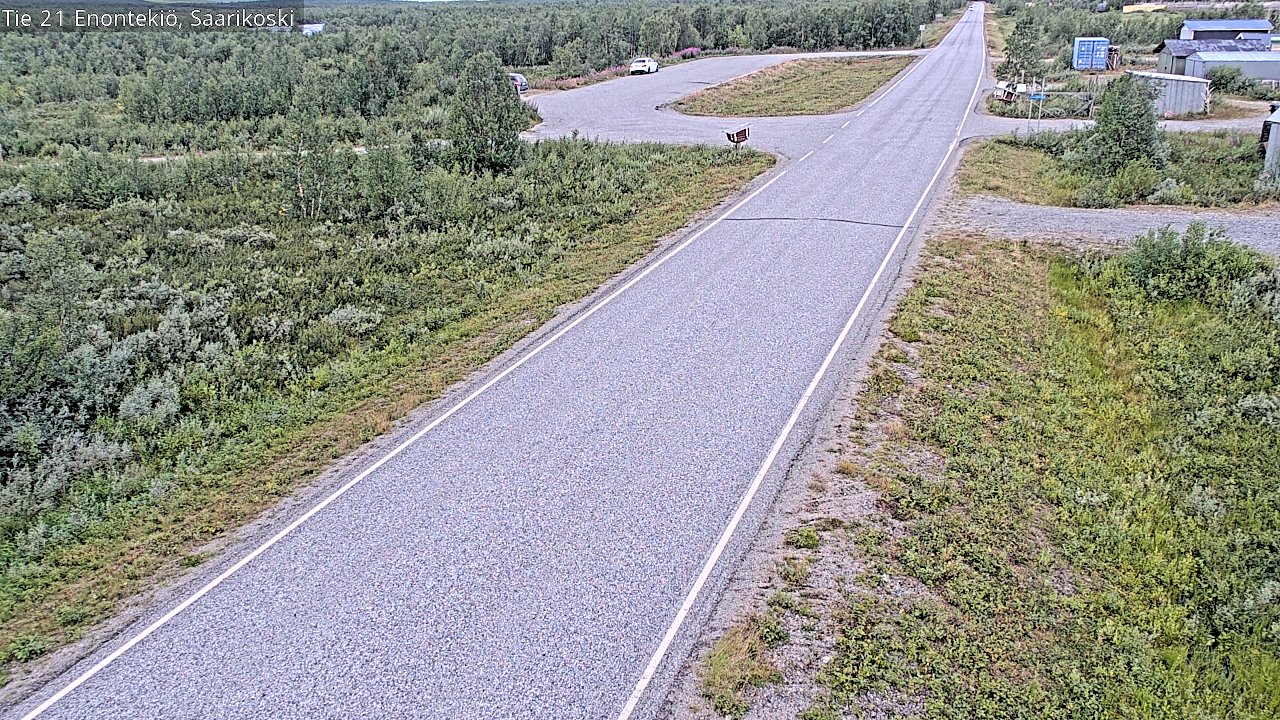 Weather Camera Image Road 21 Enontekiö, Saarikoski, Enontekiö, Lappi