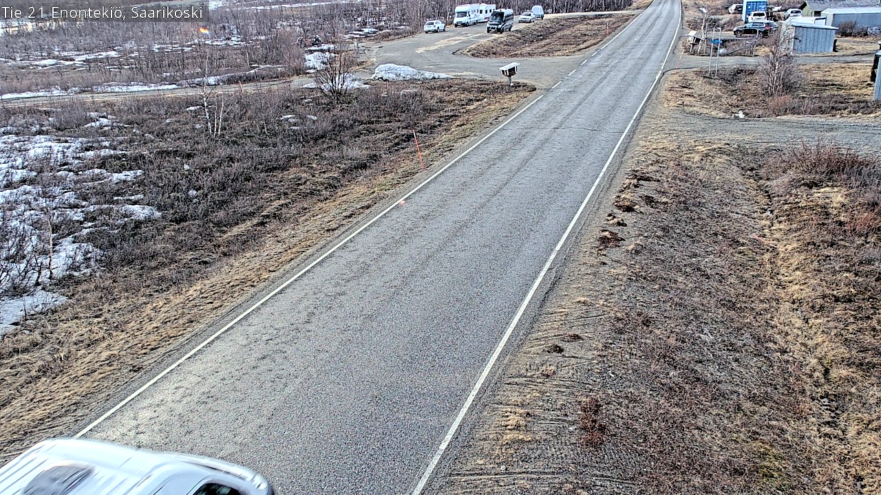 Weather Camera Image Väg 21 Enontekis, Saarikoski, Enontekiö, Lappi