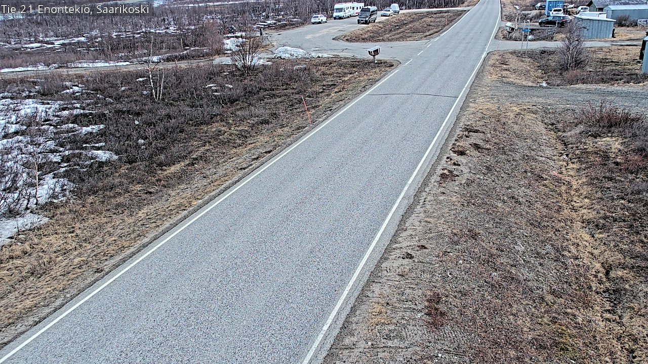Weather Camera Image Road 21 Enontekiö, Saarikoski, Enontekiö, Lappi