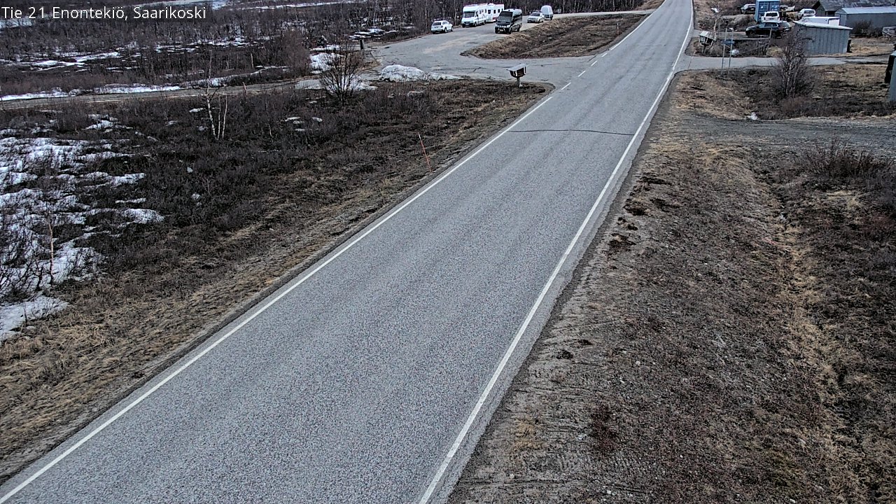Weather Camera Image Road 21 Enontekiö, Saarikoski, Enontekiö, Lappi