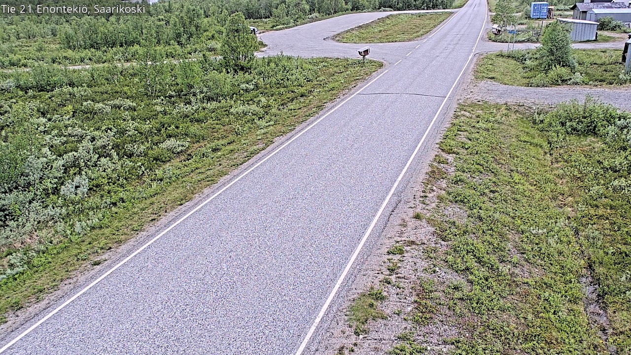 Weather Camera Image Road 21 Enontekiö, Saarikoski, Enontekiö, Lappi