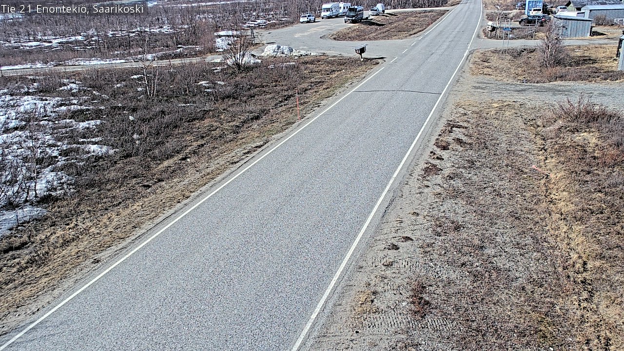 Weather Camera Image Väg 21 Enontekis, Saarikoski, Enontekiö, Lappi