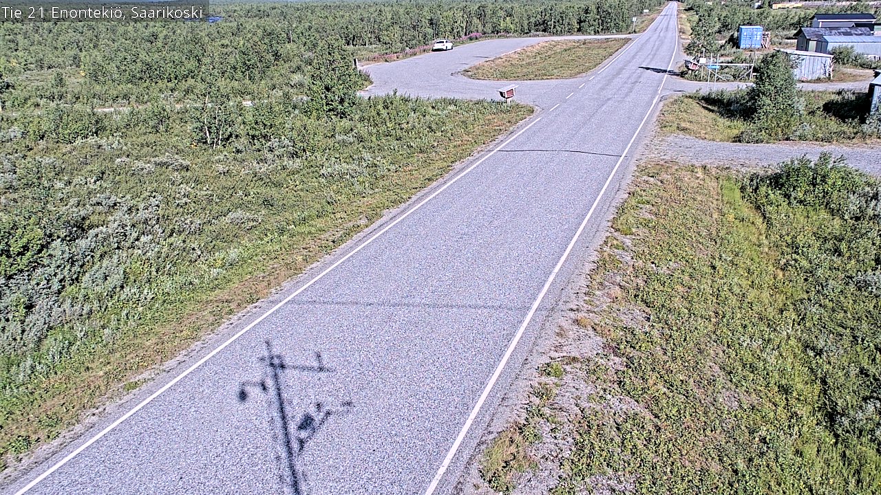 Weather Camera Image Väg 21 Enontekis, Saarikoski, Enontekiö, Lappi