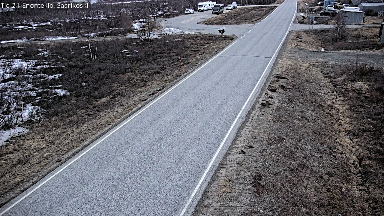 Weather Camera Image Road 21 Enontekiö, Saarikoski, Enontekiö, Lappi