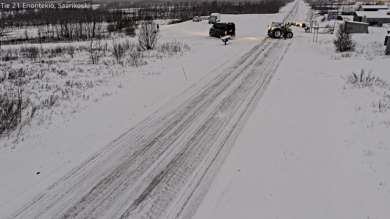 Kelikamerat Kuva Tie 21 Enontekiö, Saarikoski, Enontekiö, Lappi