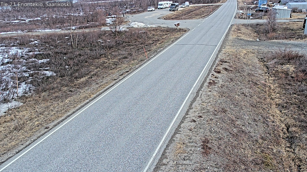 Weather Camera Image Road 21 Enontekiö, Saarikoski, Enontekiö, Lappi