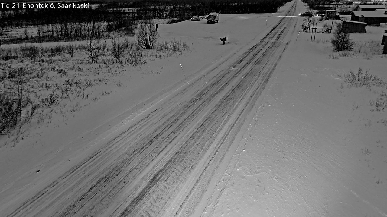 Kelikamerat Kuva Tie 21 Enontekiö, Saarikoski, Enontekiö, Lappi