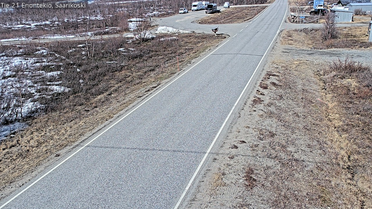 Weather Camera Image Väg 21 Enontekis, Saarikoski, Enontekiö, Lappi