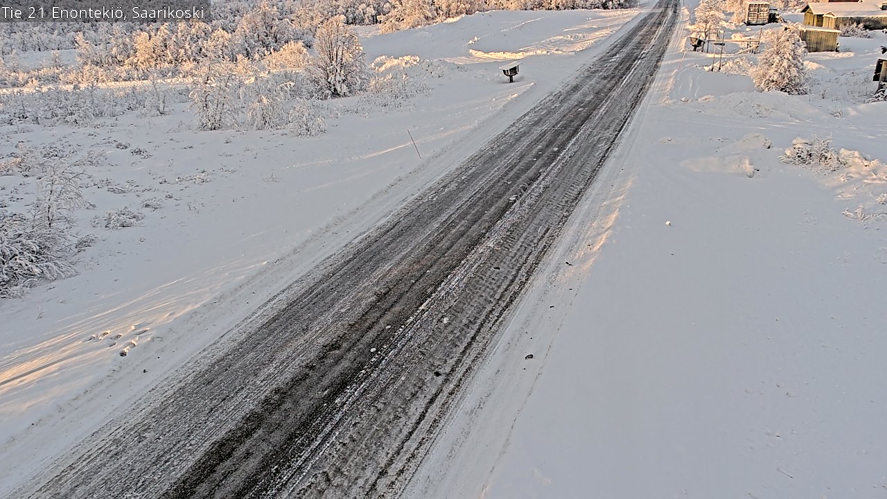 Kelikamerat Kuva Tie 21 Enontekiö, Saarikoski, Enontekiö, Lappi