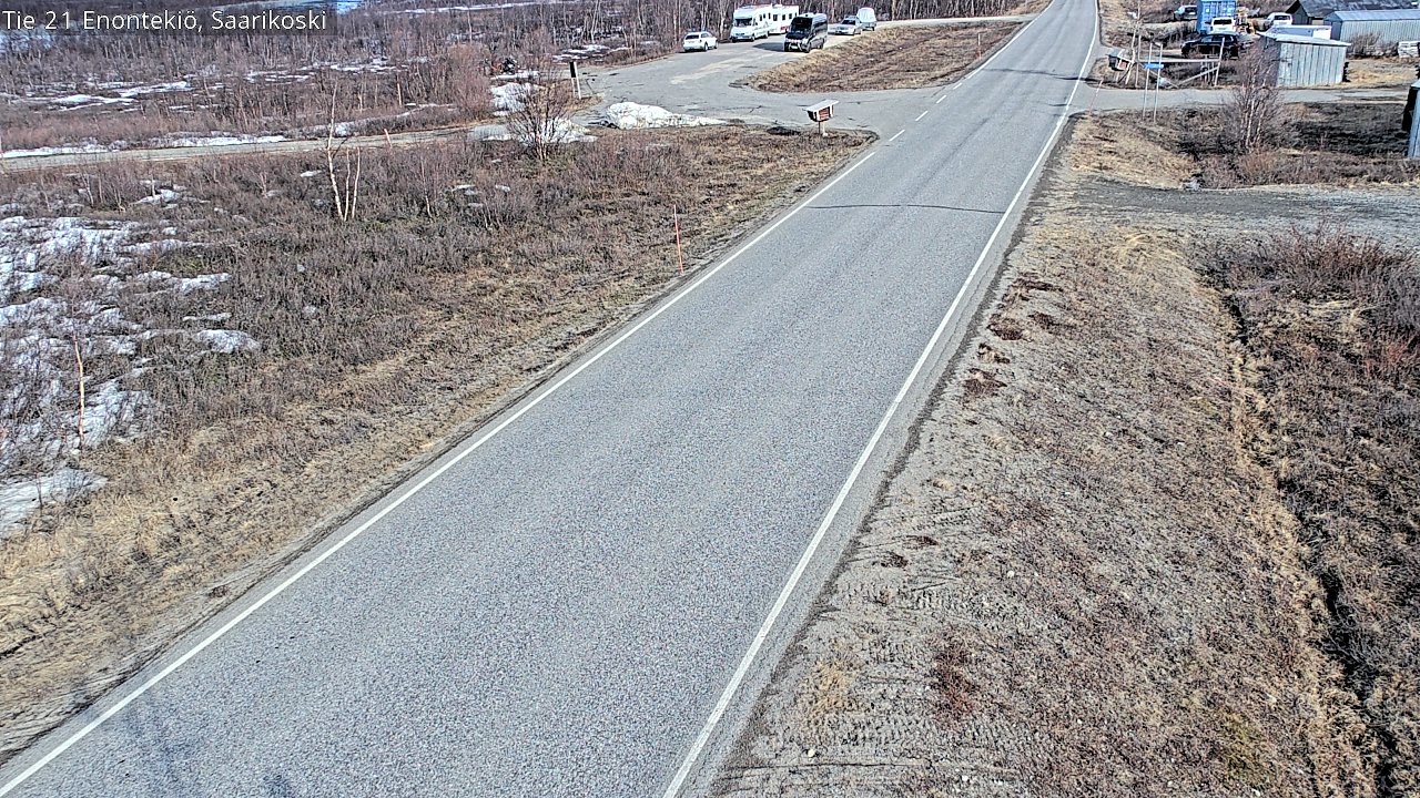 Weather Camera Image Road 21 Enontekiö, Saarikoski, Enontekiö, Lappi