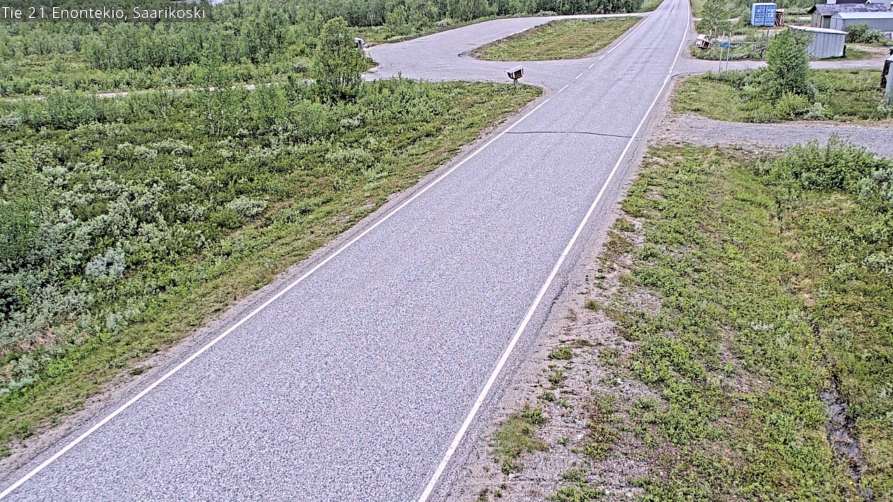 Weather Camera Image Road 21 Enontekiö, Saarikoski, Enontekiö, Lappi