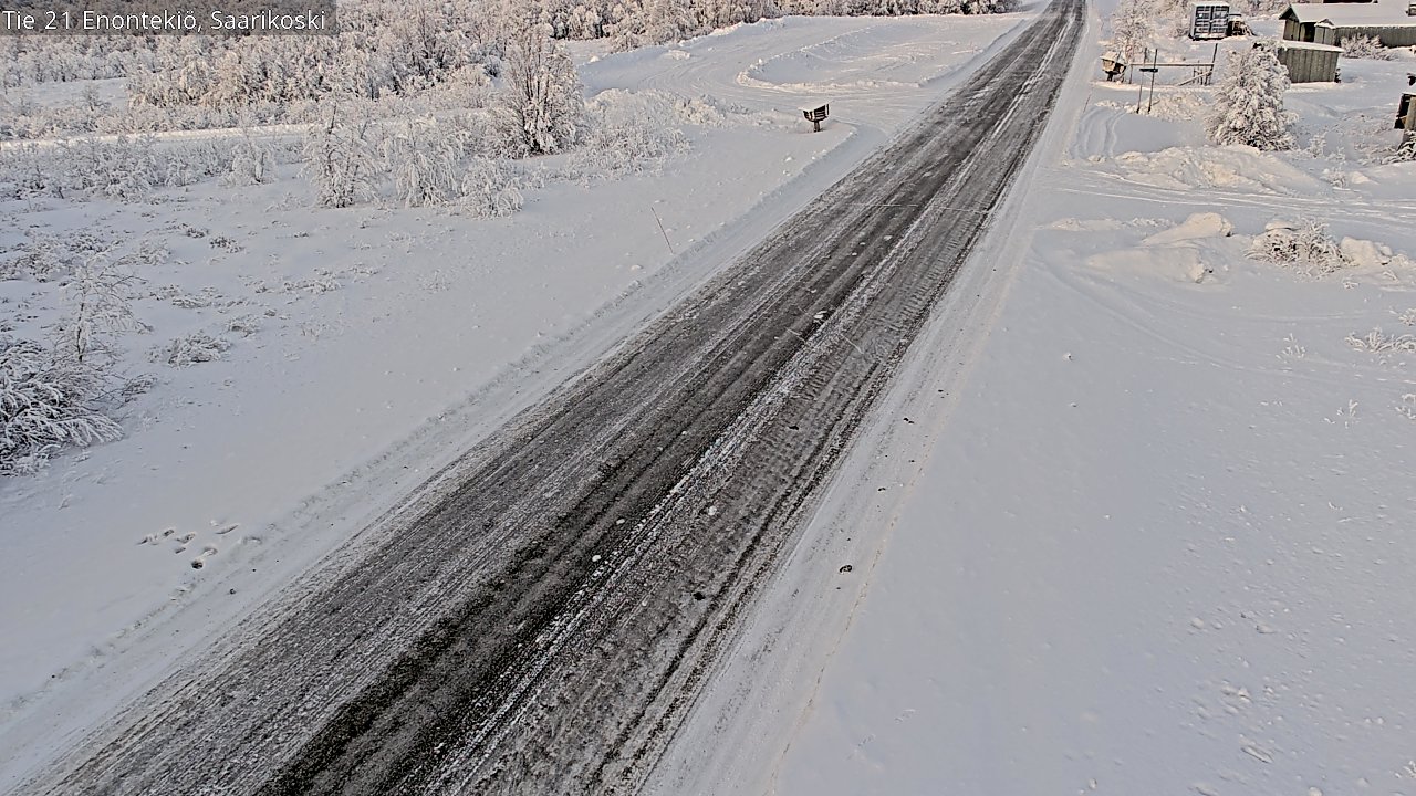 Kelikamerat Kuva Tie 21 Enontekiö, Saarikoski, Enontekiö, Lappi