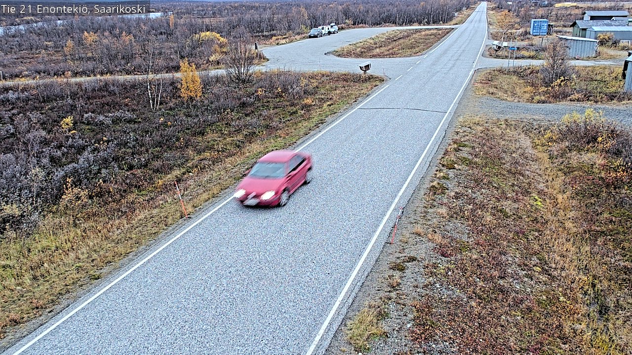 Weather Camera Image Road 21 Enontekiö, Saarikoski, Enontekiö, Lappi