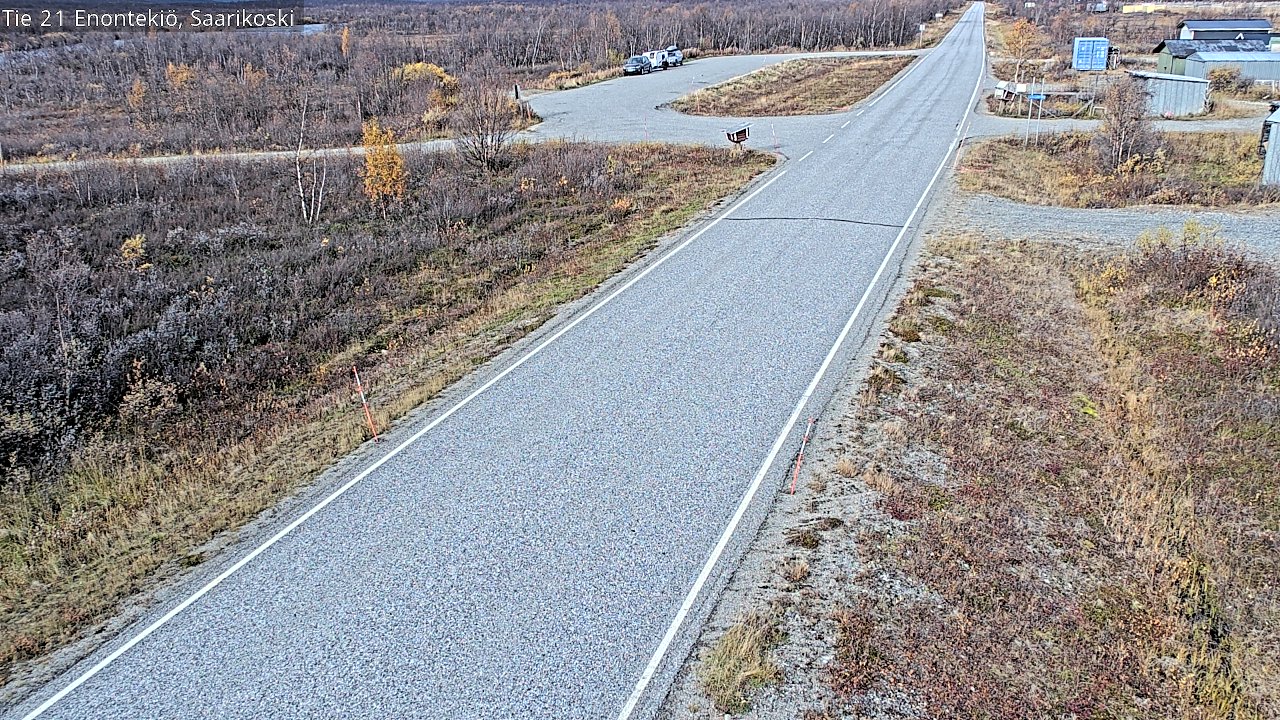 Weather Camera Image Road 21 Enontekiö, Saarikoski, Enontekiö, Lappi