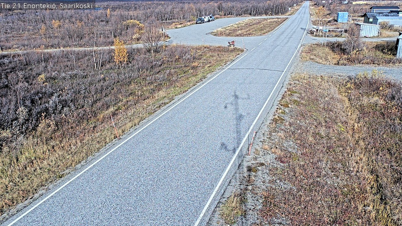Weather Camera Image Road 21 Enontekiö, Saarikoski, Enontekiö, Lappi