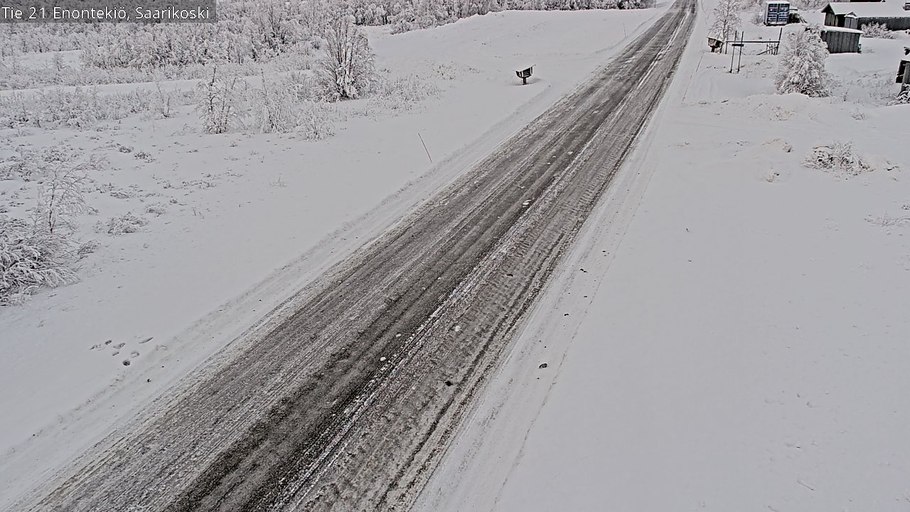 Kelikamerat Kuva Tie 21 Enontekiö, Saarikoski, Enontekiö, Lappi