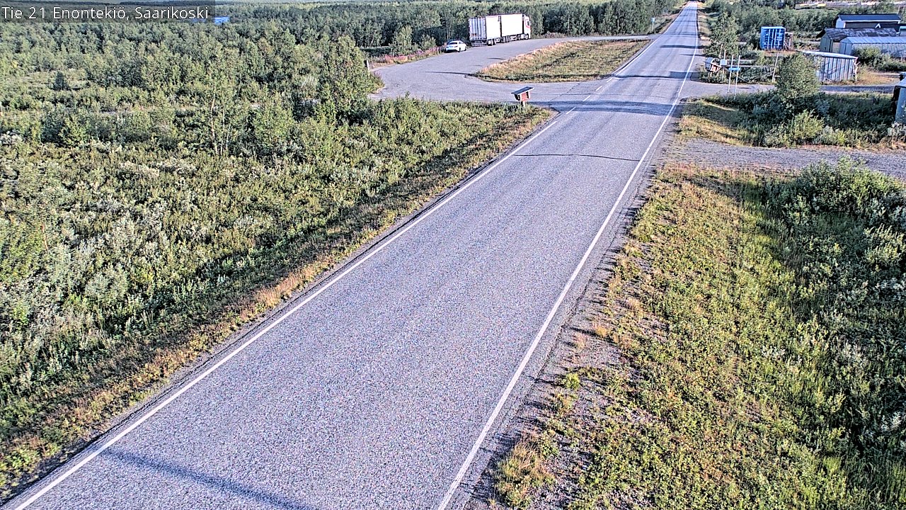 Weather Camera Image Väg 21 Enontekis, Saarikoski, Enontekiö, Lappi