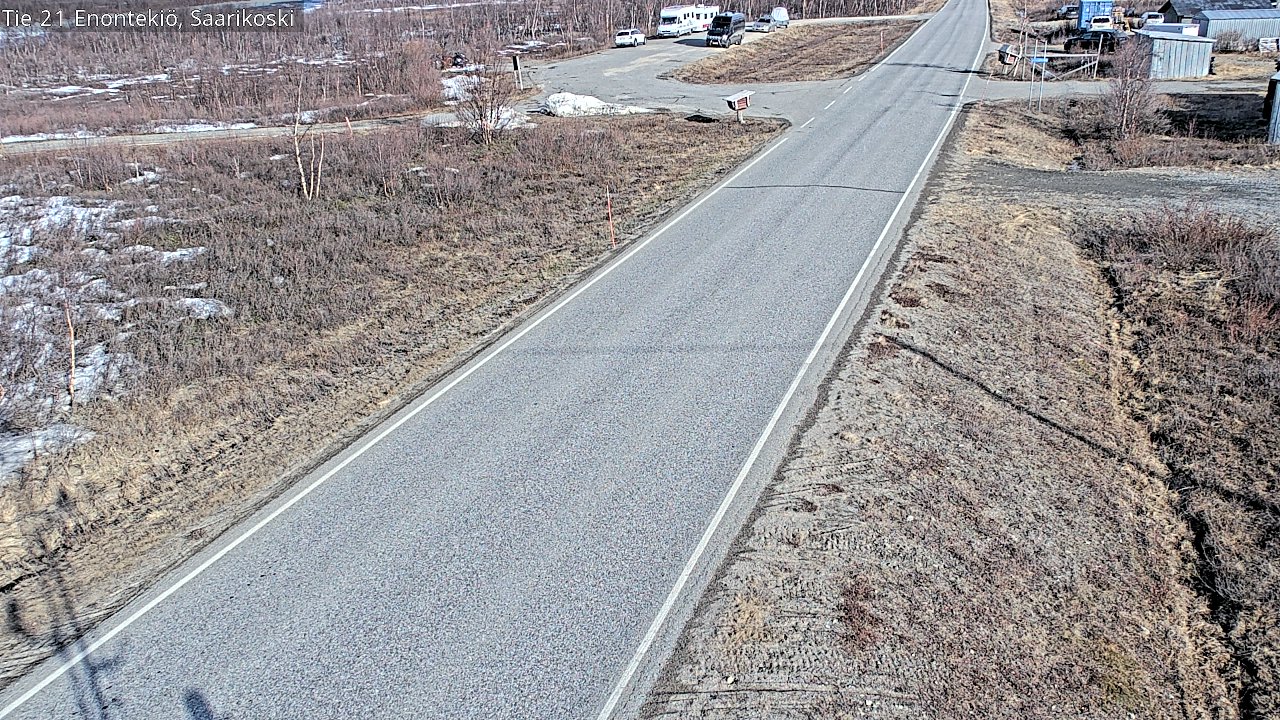 Weather Camera Image Road 21 Enontekiö, Saarikoski, Enontekiö, Lappi