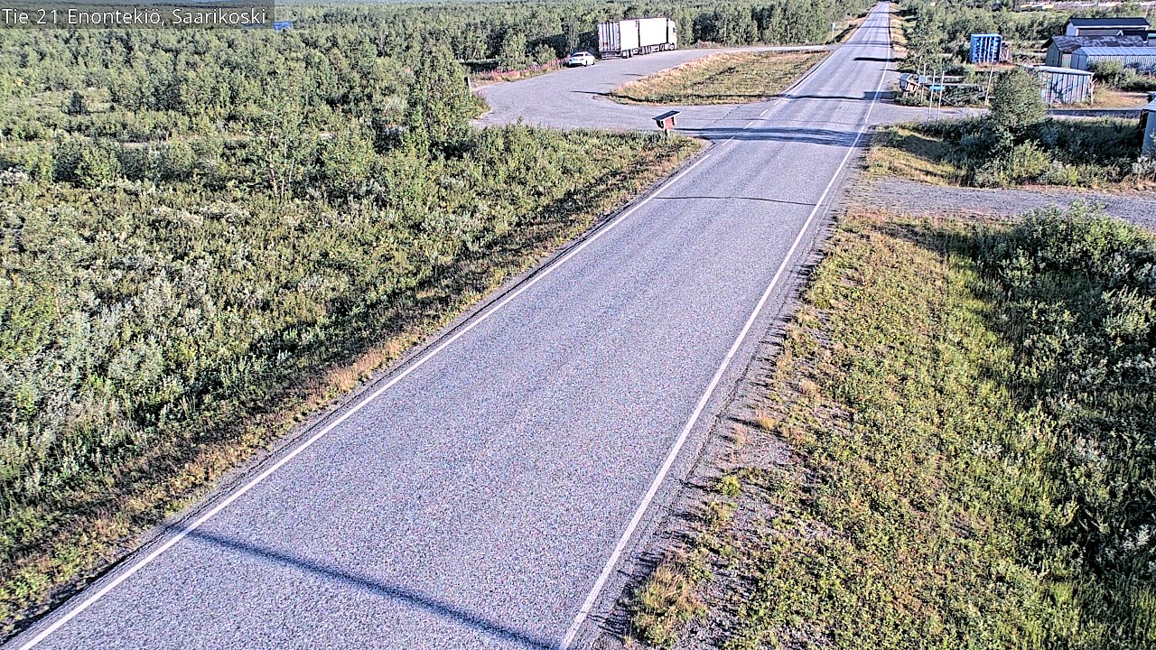 Weather Camera Image Väg 21 Enontekis, Saarikoski, Enontekiö, Lappi