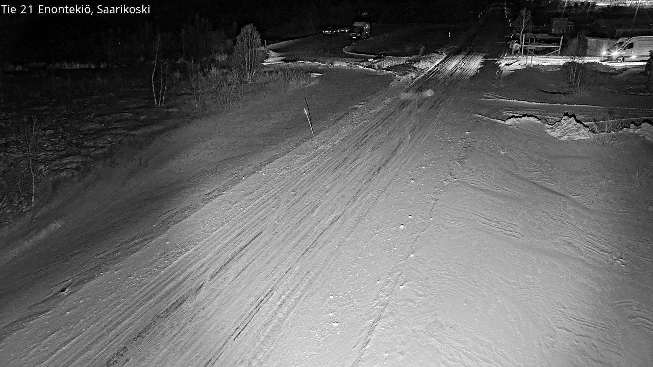 Weather Camera Image Väg 21 Enontekis, Saarikoski, Enontekiö, Lappi