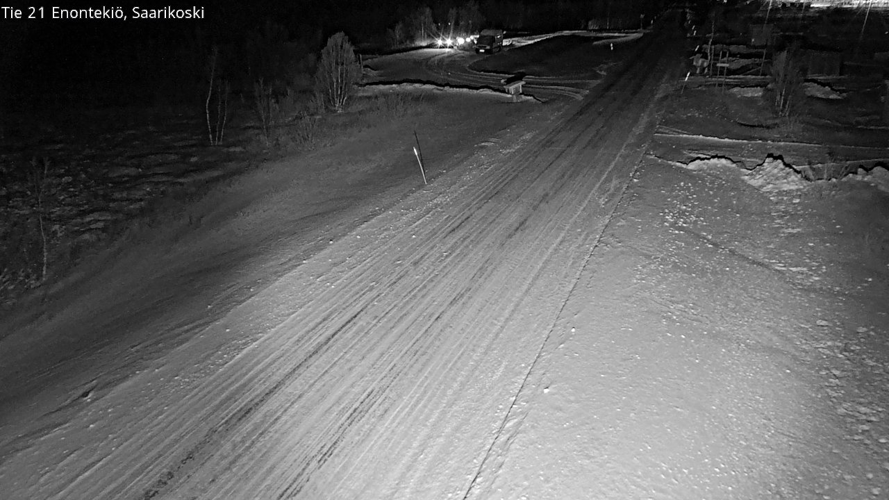 Weather Camera Image Väg 21 Enontekis, Saarikoski, Enontekiö, Lappi