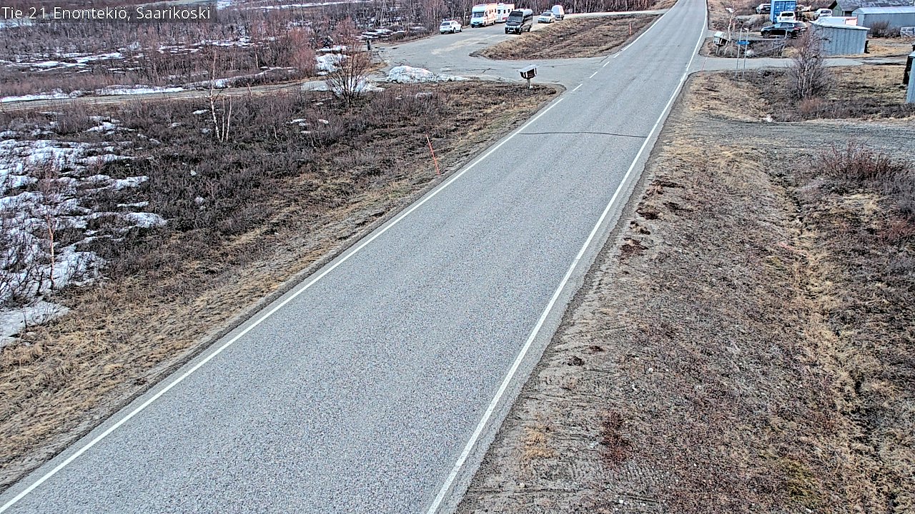 Weather Camera Image Road 21 Enontekiö, Saarikoski, Enontekiö, Lappi