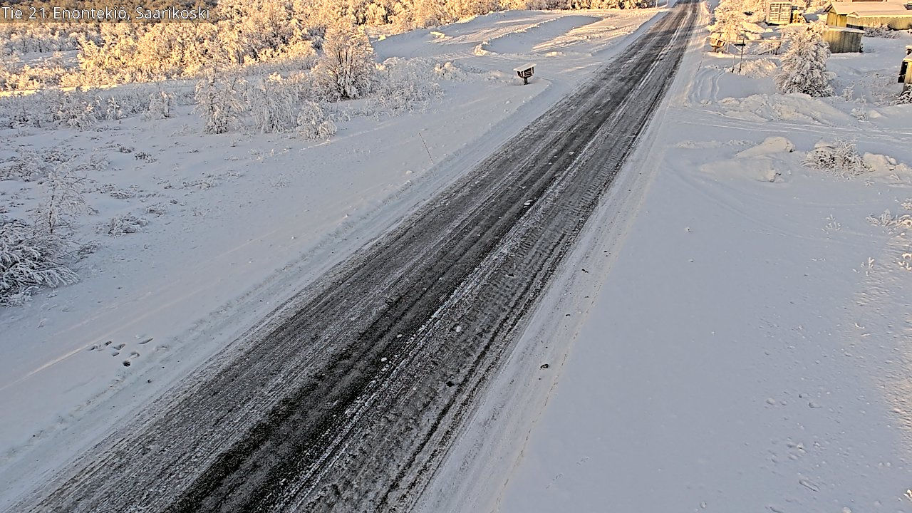 Kelikamerat Kuva Tie 21 Enontekiö, Saarikoski, Enontekiö, Lappi