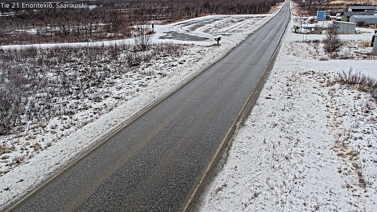 Kelikamerat Kuva Tie 21 Enontekiö, Saarikoski, Enontekiö, Lappi
