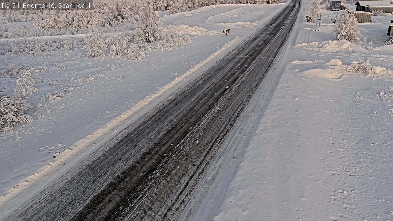 Kelikamerat Kuva Tie 21 Enontekiö, Saarikoski, Enontekiö, Lappi
