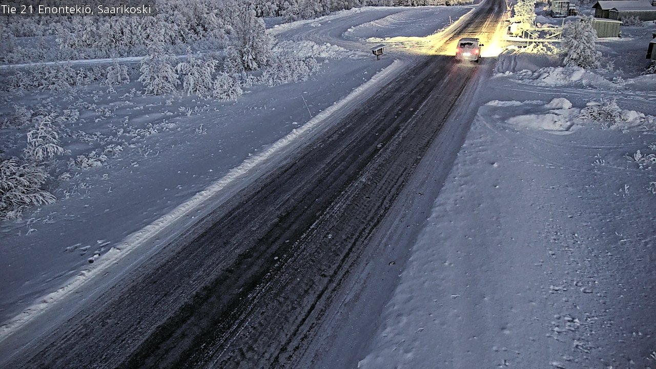 Kelikamerat Kuva Tie 21 Enontekiö, Saarikoski, Enontekiö, Lappi