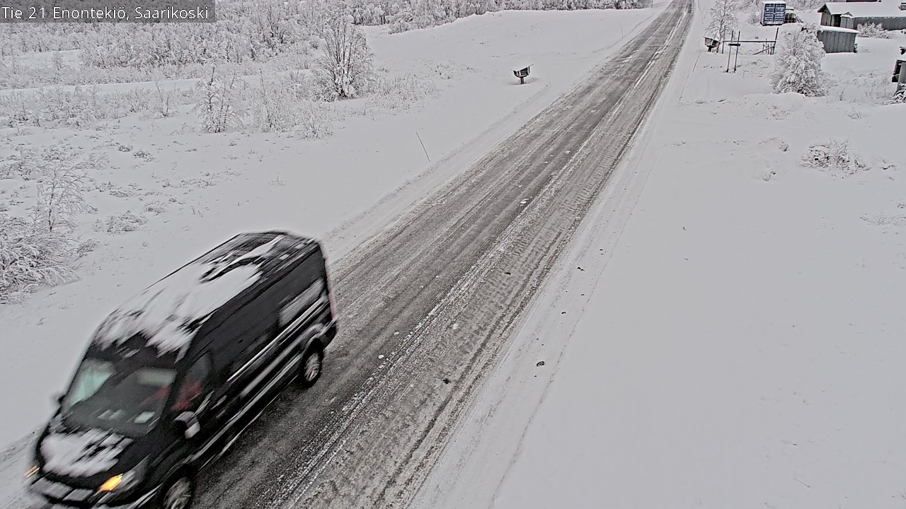 Kelikamerat Kuva Tie 21 Enontekiö, Saarikoski, Enontekiö, Lappi
