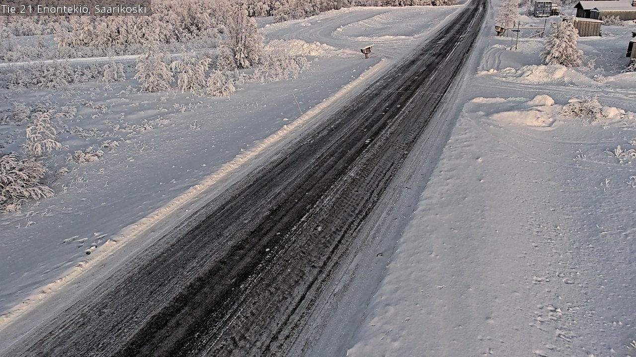Kelikamerat Kuva Tie 21 Enontekiö, Saarikoski, Enontekiö, Lappi