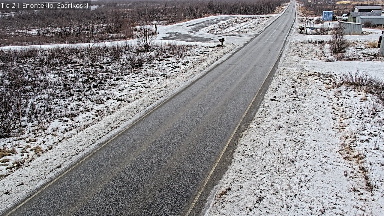 Kelikamerat Kuva Tie 21 Enontekiö, Saarikoski, Enontekiö, Lappi