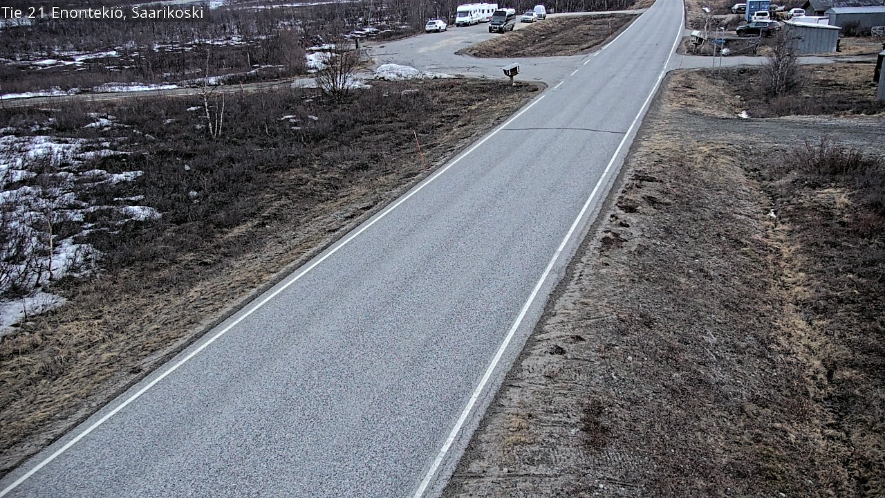 Weather Camera Image Väg 21 Enontekis, Saarikoski, Enontekiö, Lappi