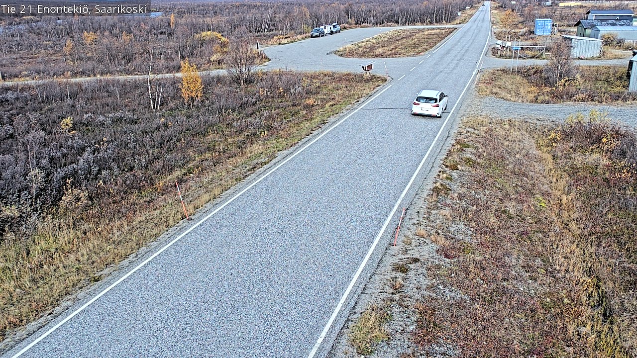 Weather Camera Image Road 21 Enontekiö, Saarikoski, Enontekiö, Lappi