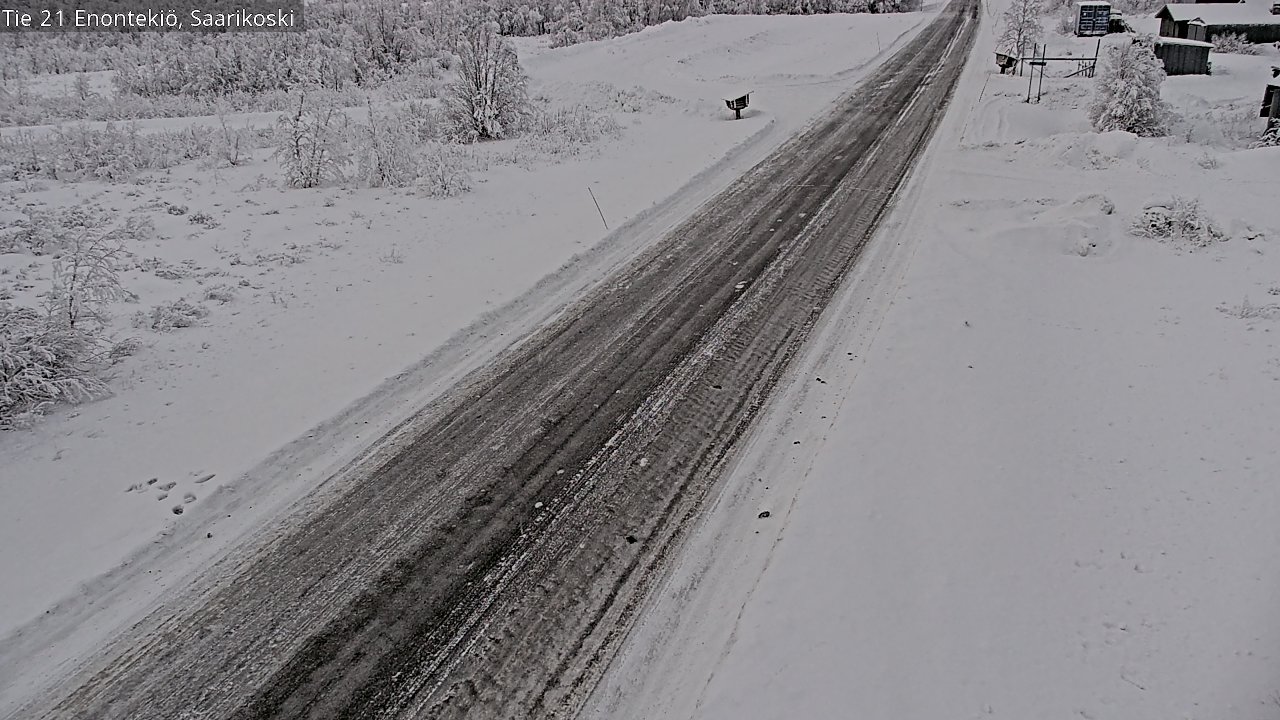 Kelikamerat Kuva Tie 21 Enontekiö, Saarikoski, Enontekiö, Lappi