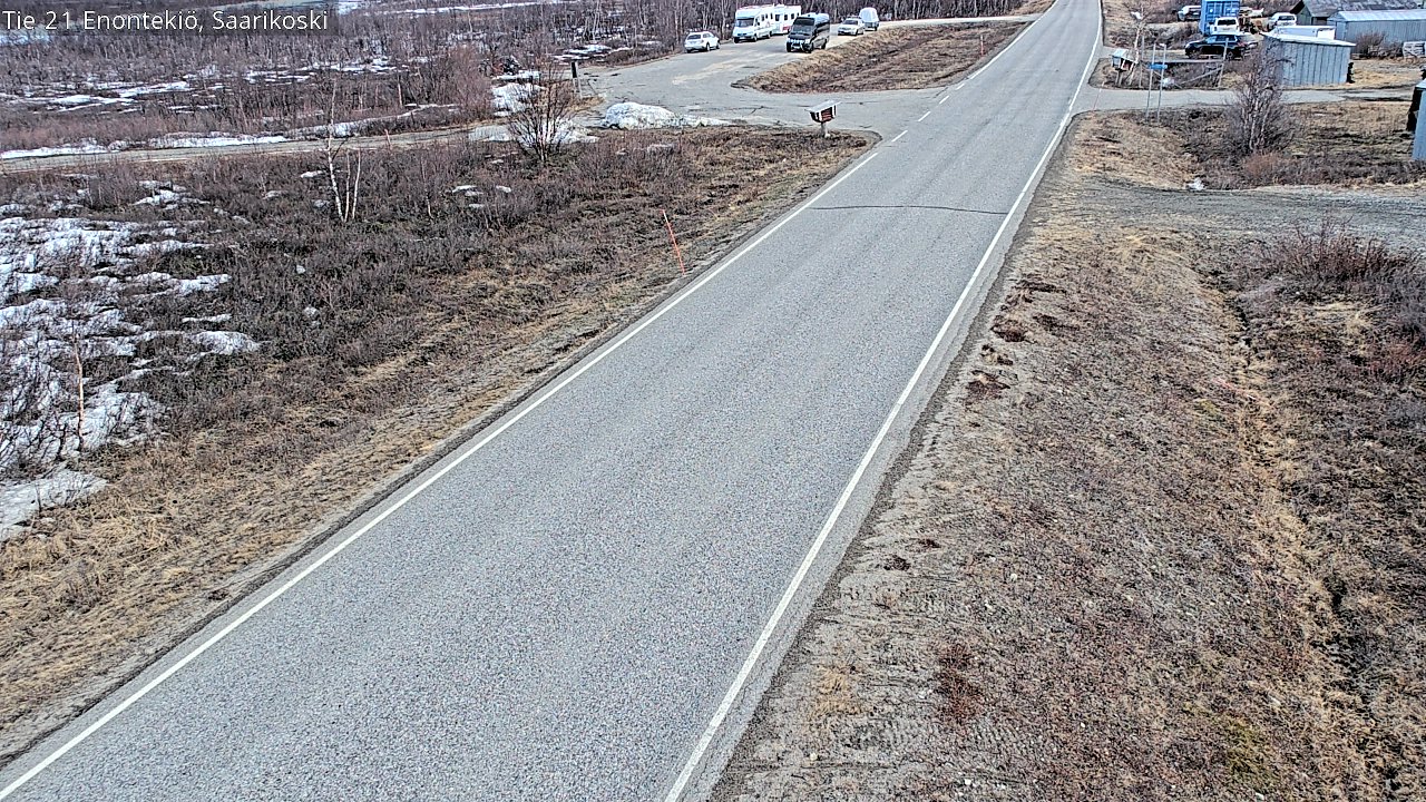 Weather Camera Image Road 21 Enontekiö, Saarikoski, Enontekiö, Lappi